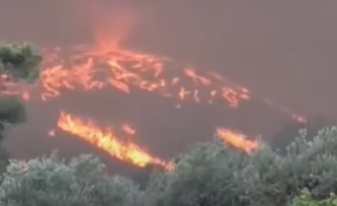 φωτιά Ρόδος πυροστρόβιλος