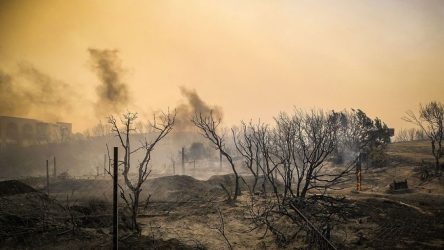 Συνελήφθη άντρας για τη φωτιά στη Μάνδρα