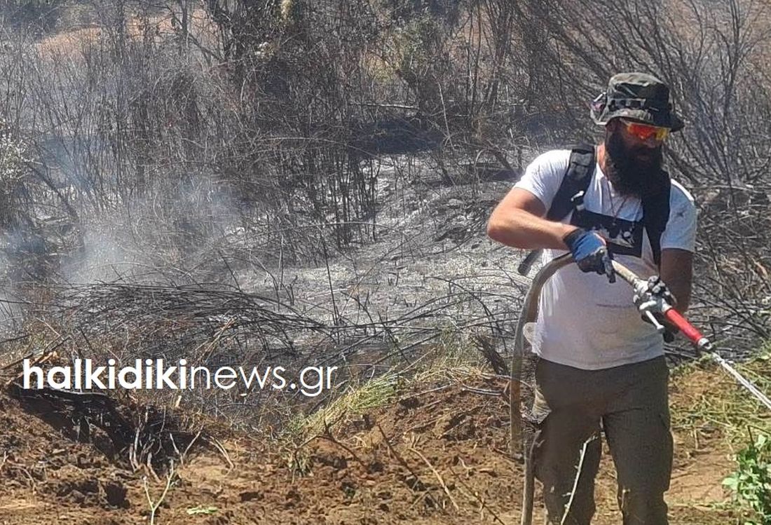 Χαλκιδική Νικήτη φωτιά
