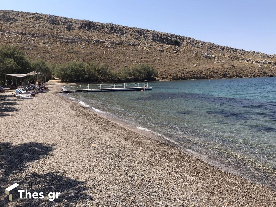 Παραλία Αγιος Ισίδωρος Χίος νησί Αιγαίο καλοκαίρι διακοπές θάλασσα greek beaches