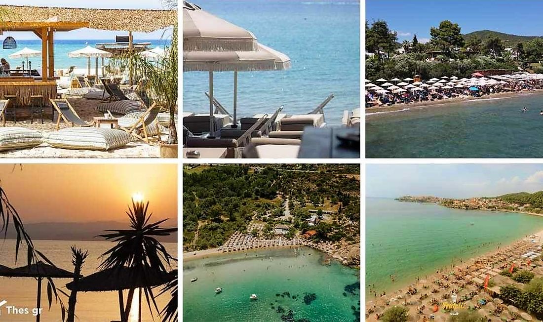 Αφιερώμα Thes,gr top beach bars Χαλκιδική καλοκαίρι διακοπές θάλασσα ήλιος διασκέδαση cocktails φαγητό