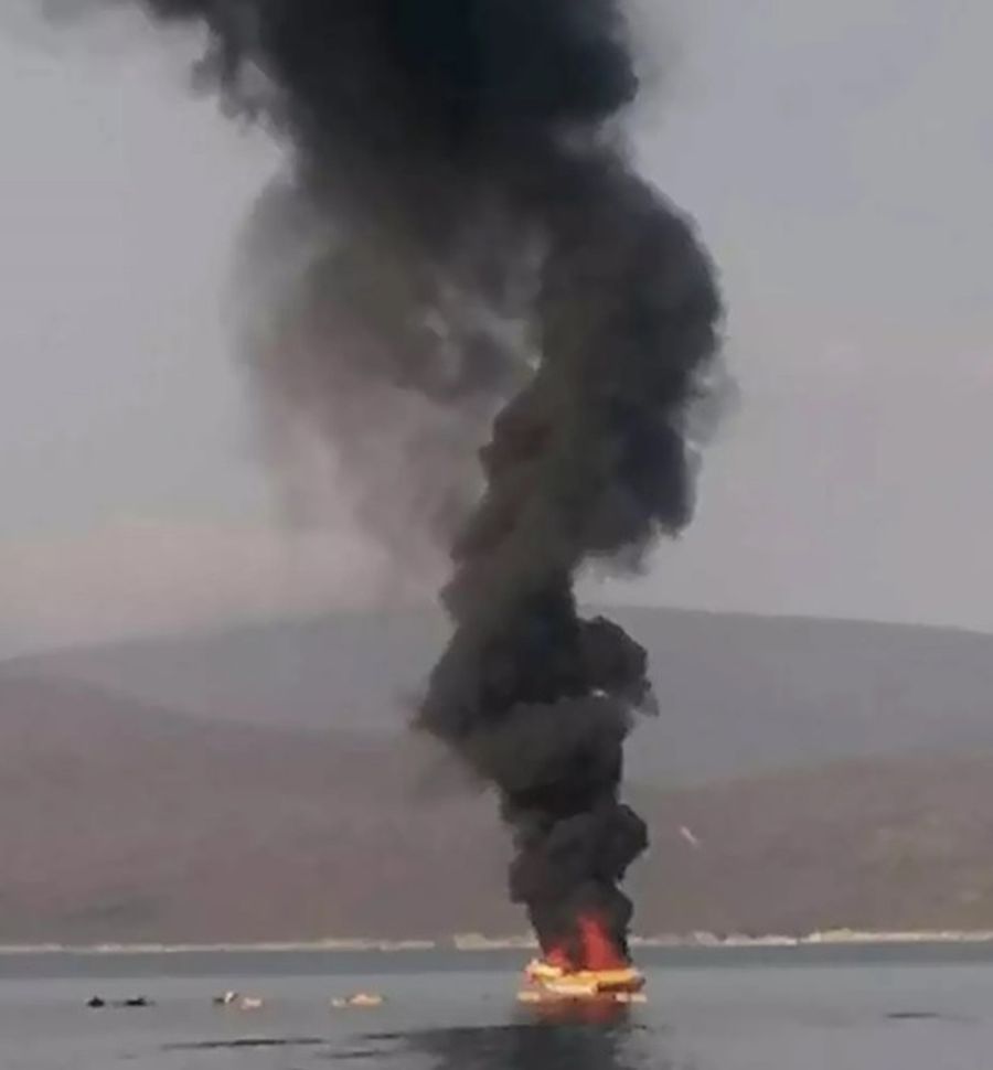 Εκρηξη σε σκάφος στο Μαρμάρι