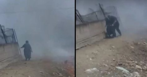 Φωτιά στην Κορινθία: Μοναχή μπήκε σχεδόν μέσα στην πυρκαγιά – Πήγε δημοσιογράφος να την σώσει (ΒΙΝΤΕΟ)