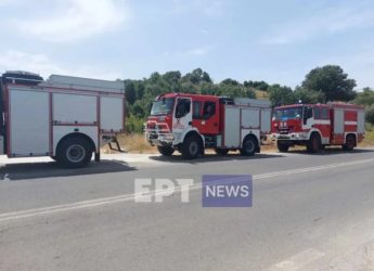 Φωτιά στην Κέρκυρα: Εφτασαν οι πυροσβέστες από τη Βουλγαρία