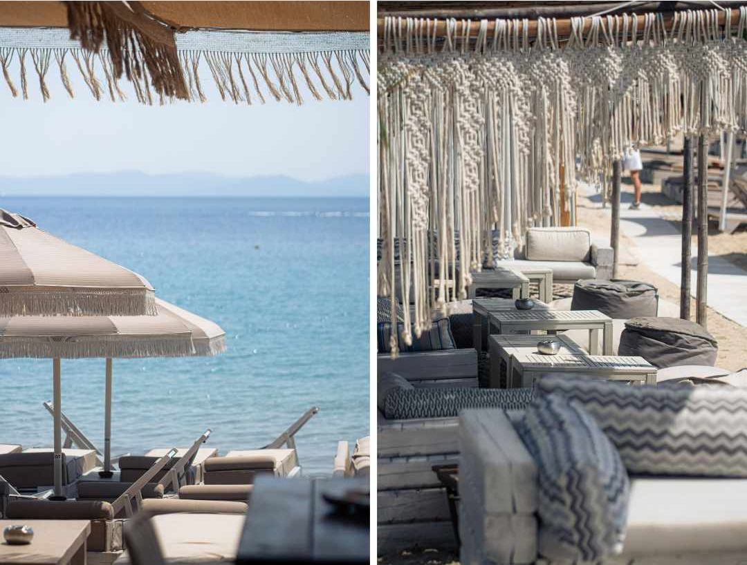 Λευκή Αμμος Beach Bar – Παλιούρι top beach bars Χαλκιδική καλοκαίρι διακοπές θάλασσα ήλιος διασκέδαση cocktails φαγητό