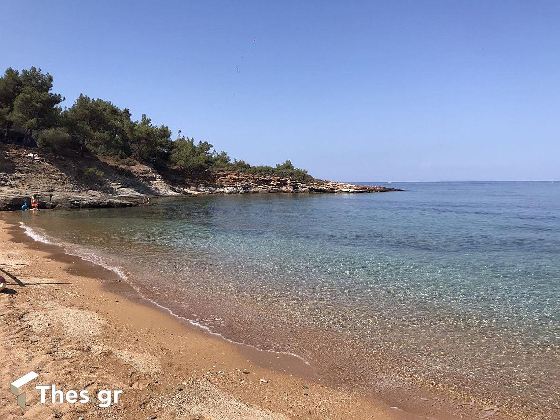 Παραλία Σαλονικιός Θάσος καλοκαίρι διακοπές θάλασσα