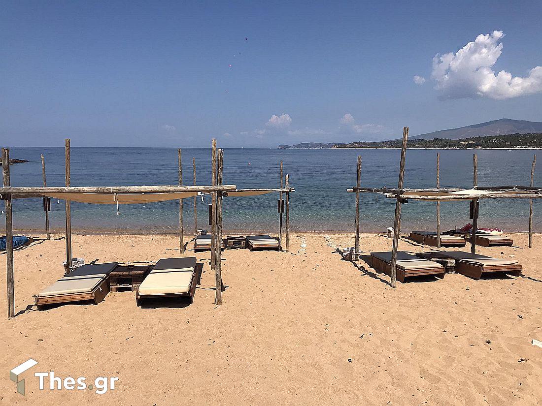 Παραλία Σαλονικιός Θάσος καλοκαίρι διακοπές θάλασσα Κοινωνικός Τουρισμός 2025