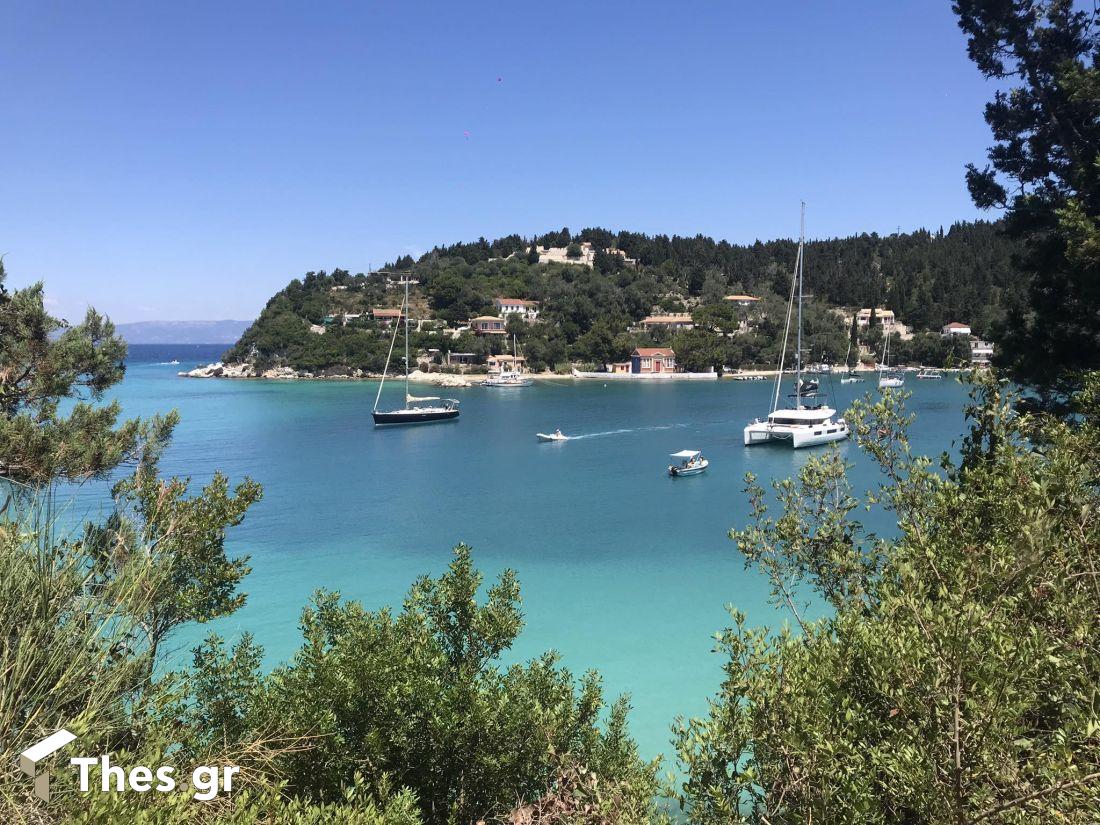 Παξοί νησί Ιόνιο Πέλαγος λιμάνι Γάιος διακοπές καλοκαίρι θάλασσα