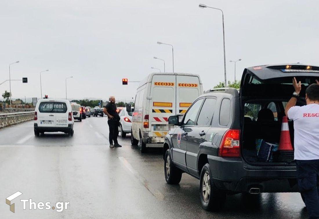 καραμπόλα Περαία τροχαίο