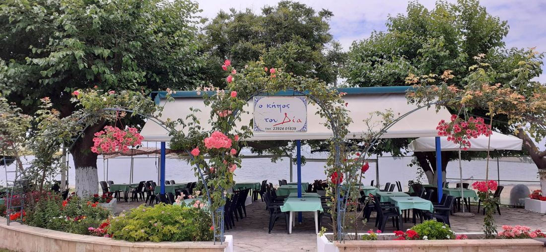 Ο ΚΗΠΟΣ ΤΟΥ ΔΙΑ ψαροταβέρνα Παραλία Επανομής Επανομή φαγητό ψάρια θαλασσινά
