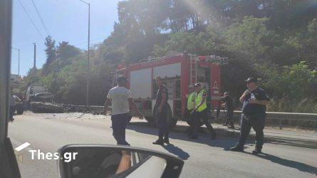 Σέρρες: Φωτιά σε φορτηγό σε άξονα της Εγνατίας Οδού – Διακοπή της κυκλοφορίας στο σημείο
