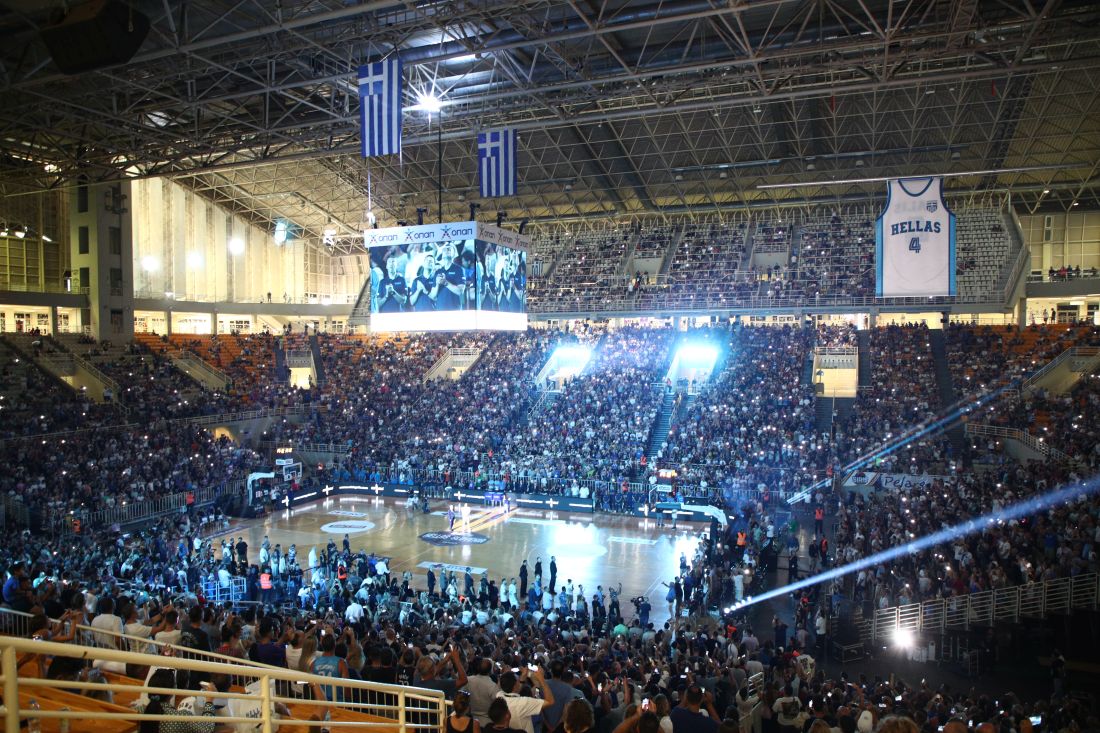 Γκάλης ΟΑΚΑ φανέλα βράβευση