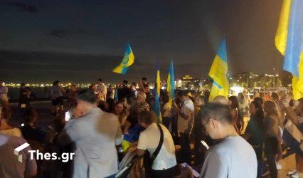 Οι Ουκρανοί στην Θεσσαλονίκη γιόρτασαν την Ημέρα της Ανεξαρτησίας (ΦΩΤΟ)