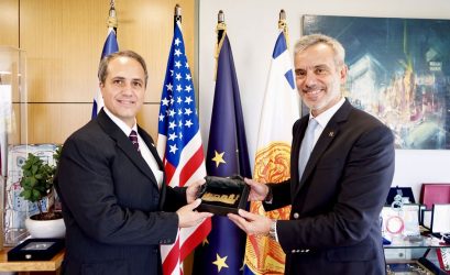 Με τον νέο Γενικό Πρόξενο των ΗΠΑ στη Θεσσαλονίκη συναντήθηκε ο Ζέρβας (ΦΩΤΟ)