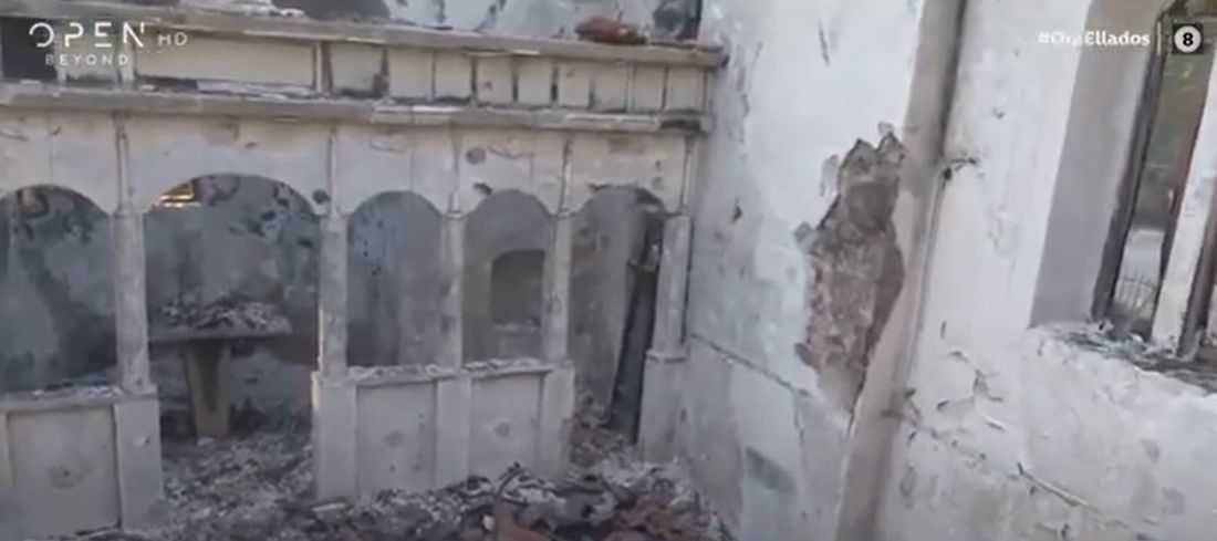 Φωτιά στην Αλεξανδρούπολη: Κάηκε ολοσχερώς ιστορική εκκλησία στο Αετοχώρι