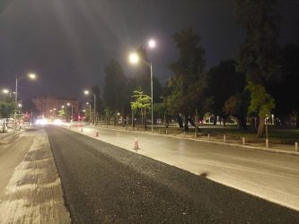 Θεσσαλονίκη: Νυχτερινές εργασίες ασφαλτόστρωσης στην Περιφερειακή Οδό