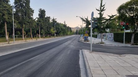 Υλοποιήθηκε η πρώτη φάση ασφαλτόστρωσης της Μ. Ανδρόνικου (ΦΩΤΟ)