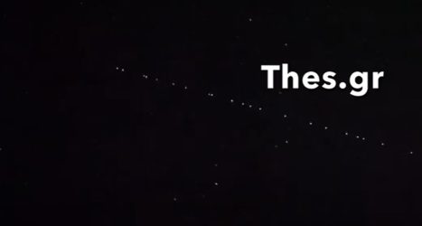 “Γέμισε” ο ουρανός της Χαλκιδικής με δορυφόρους του Ελον Μασκ (ΒΙΝΤΕΟ)
