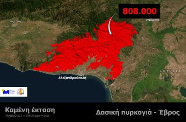 Φωτιά στον Εβρο: Κάηκαν περισσότερα από 808000 στρέμματα γη – Ανείπωτες οι καταστροφές