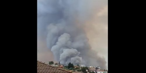 Φωτιά στον Λαγκαδά: Ενισχύθηκαν οι πυροσβεστικές δυνάμεις με ελικόπτερα (ΒΙΝΤΕΟ)