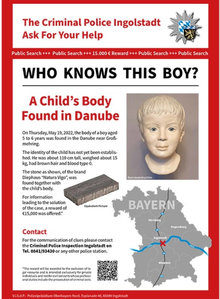 Interpol νεκρό παιδί Δούναβης