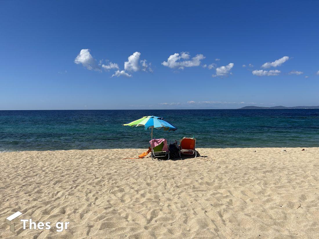 Τορώνη Σιθωνία Χαλκιδική Κόρακας παραλία Luka Beach καλοκαίρι διακοπές θάλασσα