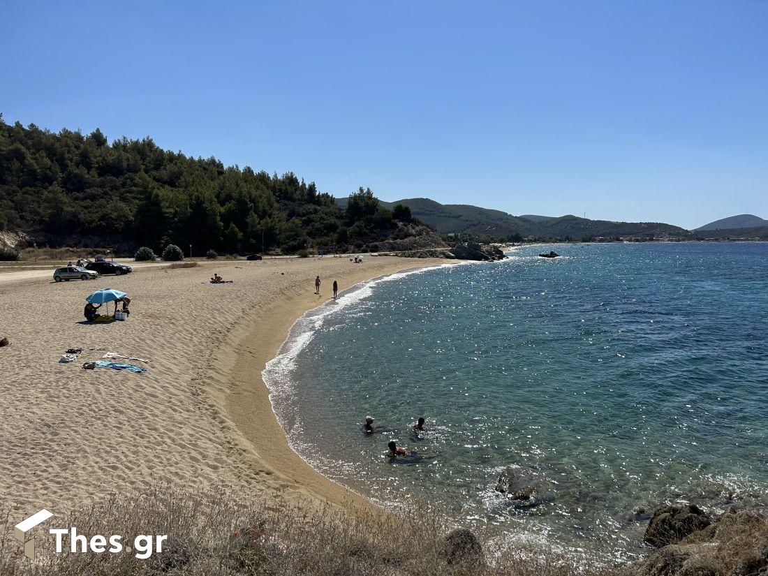 Τορώνη Σιθωνία Χαλκιδική Κόρακας παραλία Luka Beach καλοκαίρι διακοπές θάλασσα