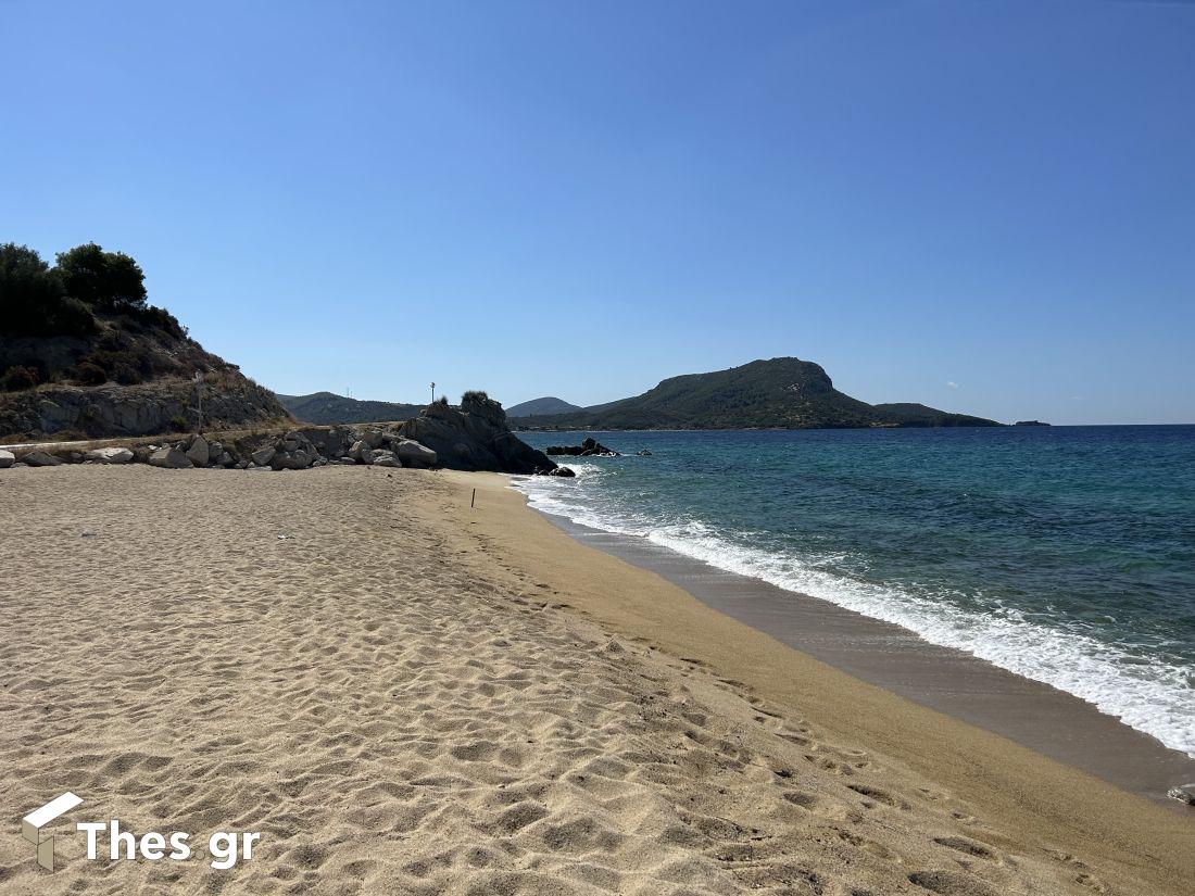 Τορώνη Σιθωνία Χαλκιδική Κόρακας παραλία Luka Beach καλοκαίρι διακοπές θάλασσα καιρός