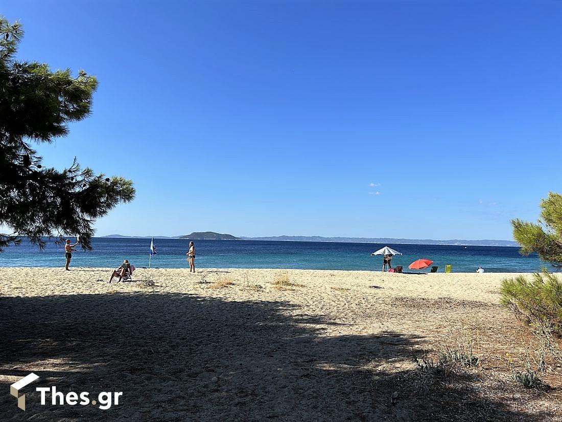 Παραλία Λαγόμανδρα Σιθωνία Χαλκιδική καλοκαίρι διακοπές Lagomandra Beach Chalkidiki Sithonia