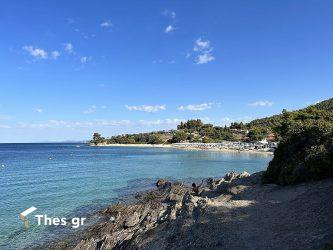 Παραλία Λαγόμανδρα Σιθωνία Χαλκιδική καλοκαίρι διακοπές Lagomandra Beach Chalkidiki Sithonia