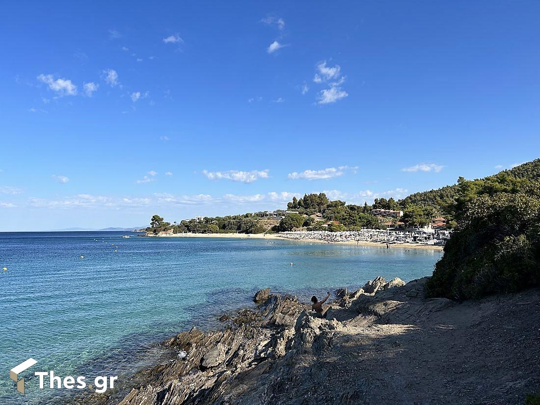 Παραλία Λαγόμανδρα Σιθωνία Χαλκιδική καλοκαίρι διακοπές Lagomandra Beach Chalkidiki Sithonia