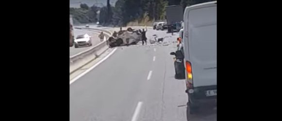 Στο νοσοκομείο ένα άτομο μετά από τροχαίο στην Ε.Ο. Σερρών – Θεσσαλονίκης (ΒΙΝΤΕΟ)
