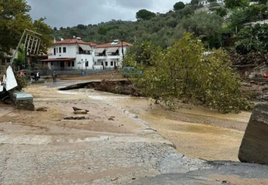 Βόλος σπίτι κακοκαιρία Daniel