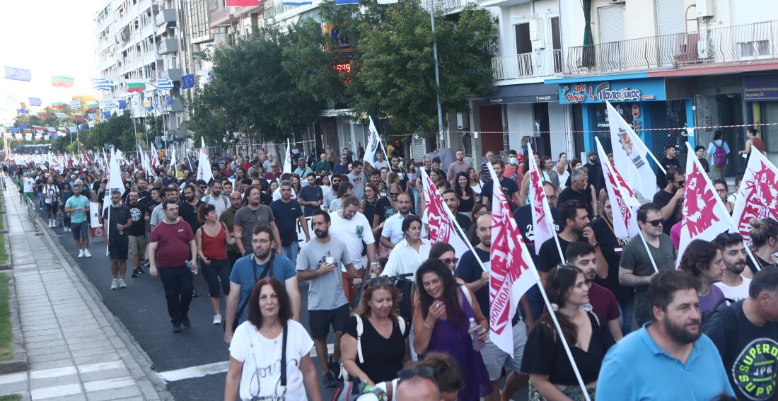 Θεσσαλονίκη πορεία ΠΑΜΕ ΔΕΘ