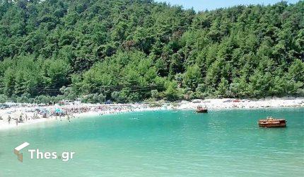 παραλία Θάσος Πόρτο Βαθύ ή Marble Beach απόδραση διακοπές νησί