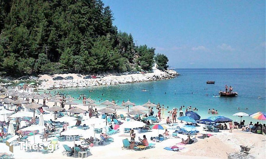 παραλία Θάσος Πόρτο Βαθύ ή Marble Beach απόδραση διακοπές νησί