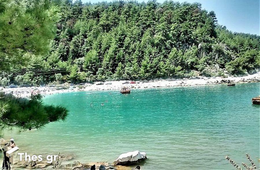 παραλία Θάσος Πόρτο Βαθύ ή Marble Beach απόδραση διακοπές νησί