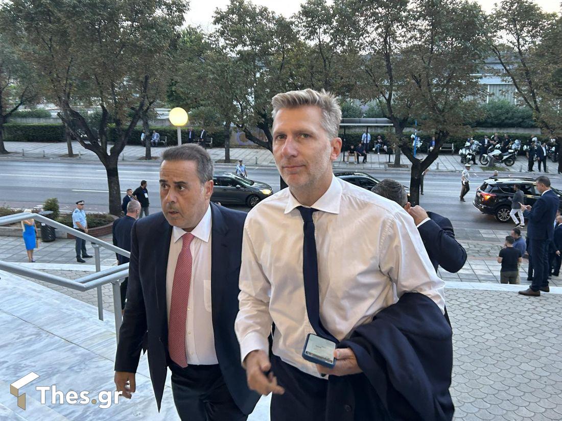 Ομιλία Πρωθυπουργού Κυριάκου Μητσοτάκη Βελλίδειο Συνεδριακό Κέντρο 87η ΔΕΘ Θεσσαλονίκη άφιξη επισήμων