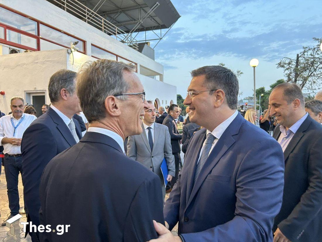Ομιλία Πρωθυπουργού Κυριάκου Μητσοτάκη Βελλίδειο Συνεδριακό Κέντρο 87η ΔΕΘ Θεσσαλονίκη άφιξη επισήμων
