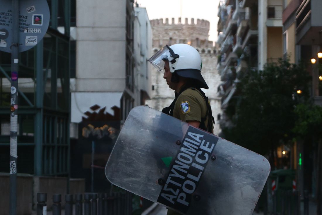 Πορεία αντιεξουσιαστές φοιτητές Θεσσαλονίκη 87η ΔΕΘ