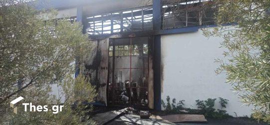 Με εγκαύματα στο νοσοκομείο ένα άτομο από τη φωτιά στο Καλοχώρι (ΦΩΤΟ)