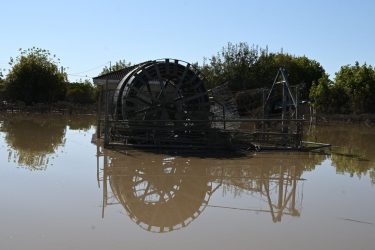 Κακοκαιρία Elias: Στο “κόκκινο” και πάλι η στάθμη του Ενιπέα και του Πηνειού