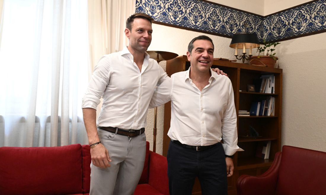 Στέφανος Κασσελάκης Αλέξης Τσίπρας ΣΥΡΙΖΑ