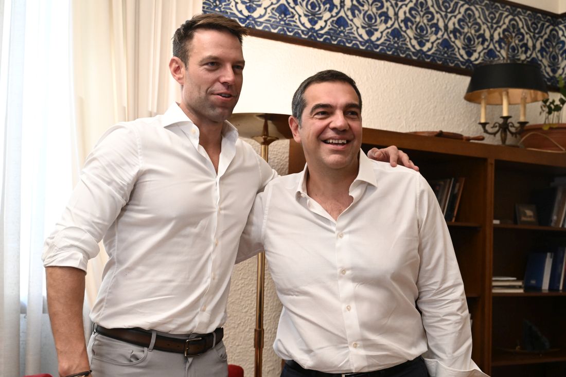 Στέφανος Κασσελάκης Αλέξης Τσίπρας ΣΥΡΙΖΑ