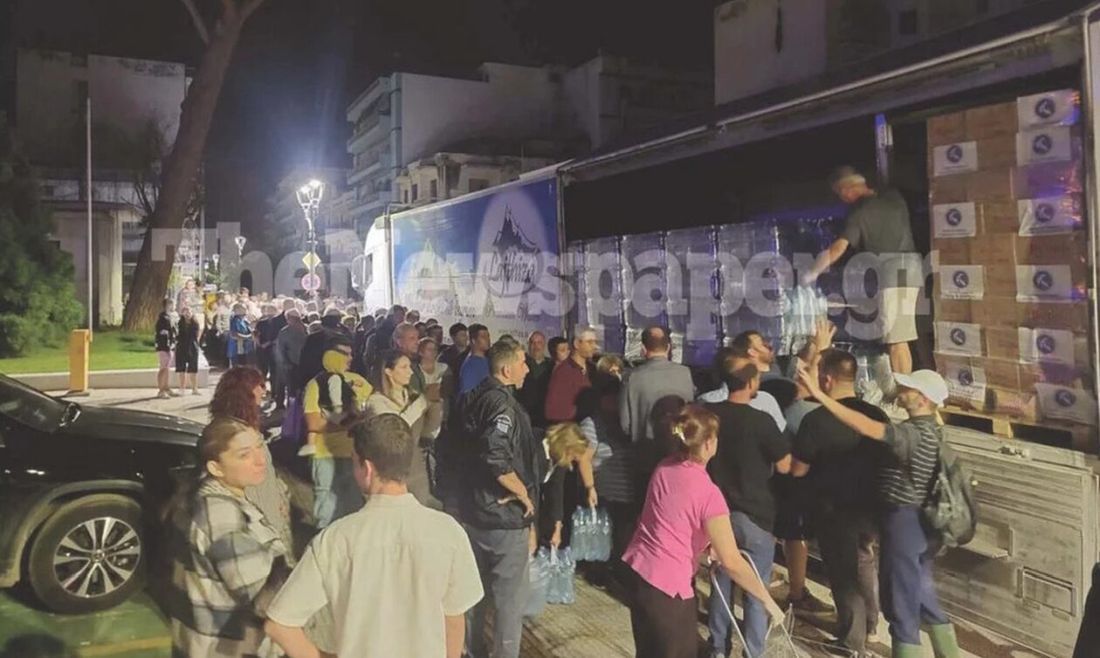 κακοκαιρία Εlias Βόλος νερά
