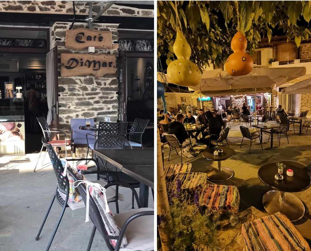 CAFÉ DIMAR Καφές ποτό street food cocktails μουσική κεντρική πλατεία Μεταγγίτσι 