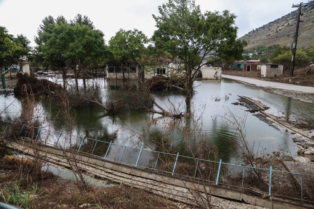 Βλοχός Καρδίτσας κακοκαιρίας Elias