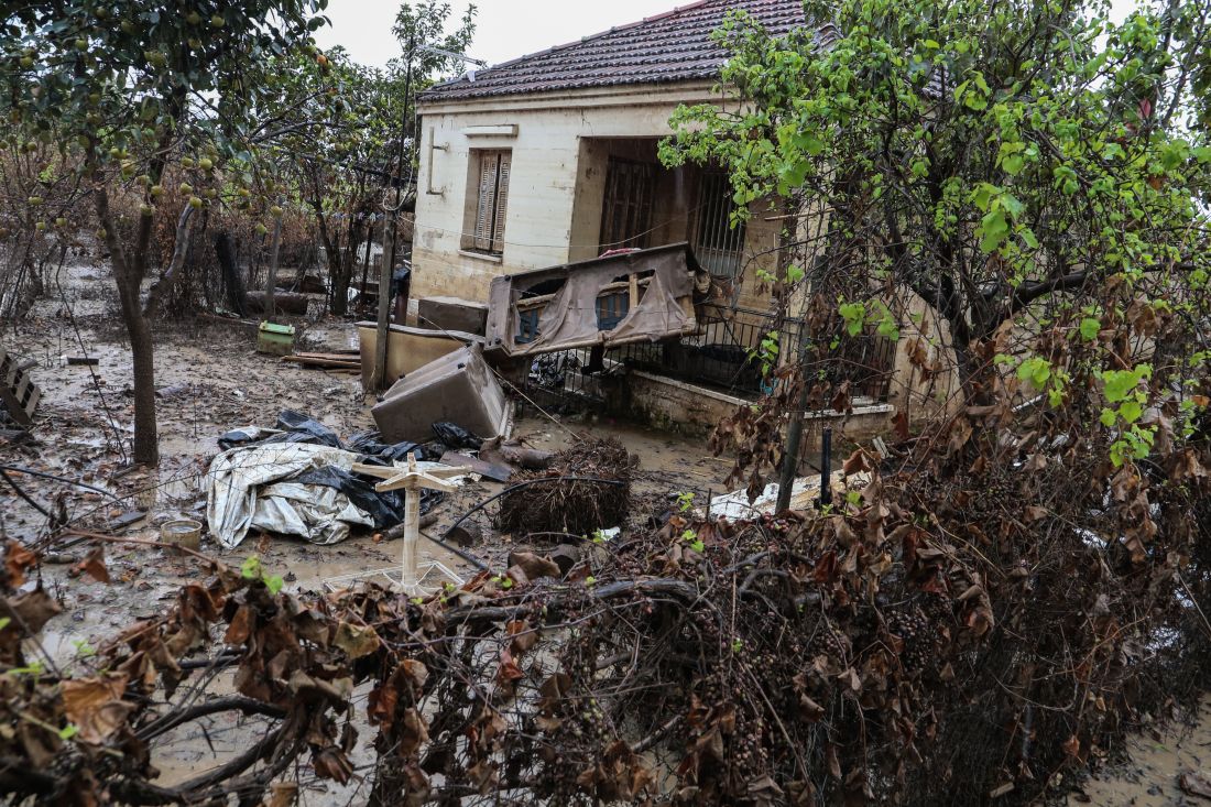 Βλοχός Καρδίτσας κακοκαιρίας Elias