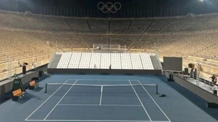 Προπόνηση στο Καλλιμάρμαρο για τον Στέφανο Τσιτσιπά (ΒΙΝΤΕΟ)