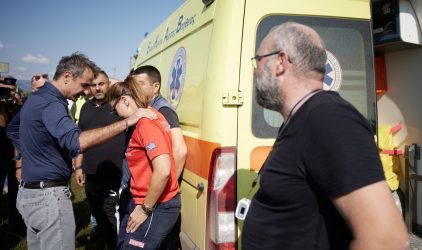 Μητσοτάκης από Βόλο: “Προτεραιότητα μας ο απεγκλωβισμός των ανθρώπων”